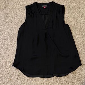 Vince Camuto Black Sleeveless Blouse